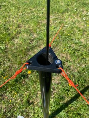 Guyring / Abspannplatte WiMo 10m GFK-Mast   