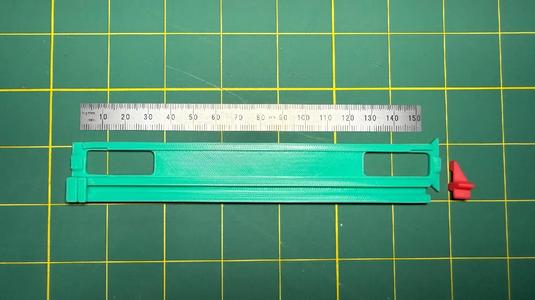 Mitutoyo scale holder & PTFE cutter 150mm   