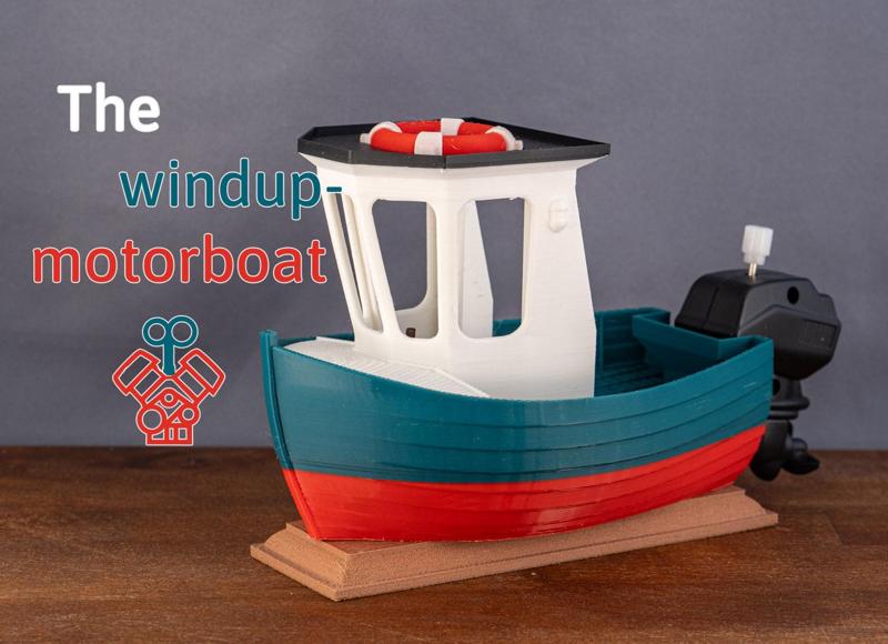 Boat Model 010 – The windup-motor boat