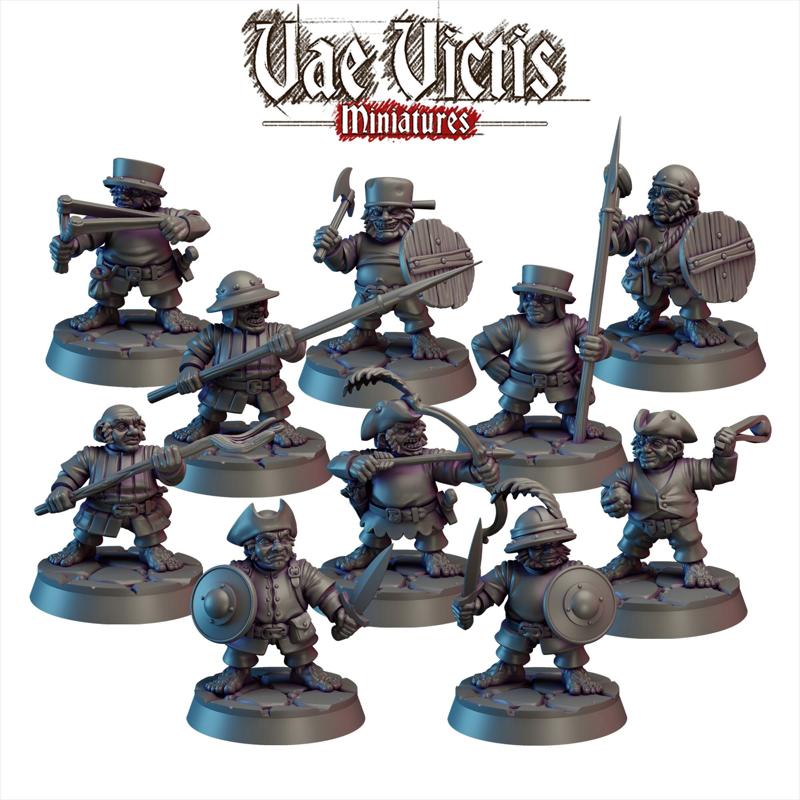 Prebuilt halflings warband [PRE-SUPPORTED]