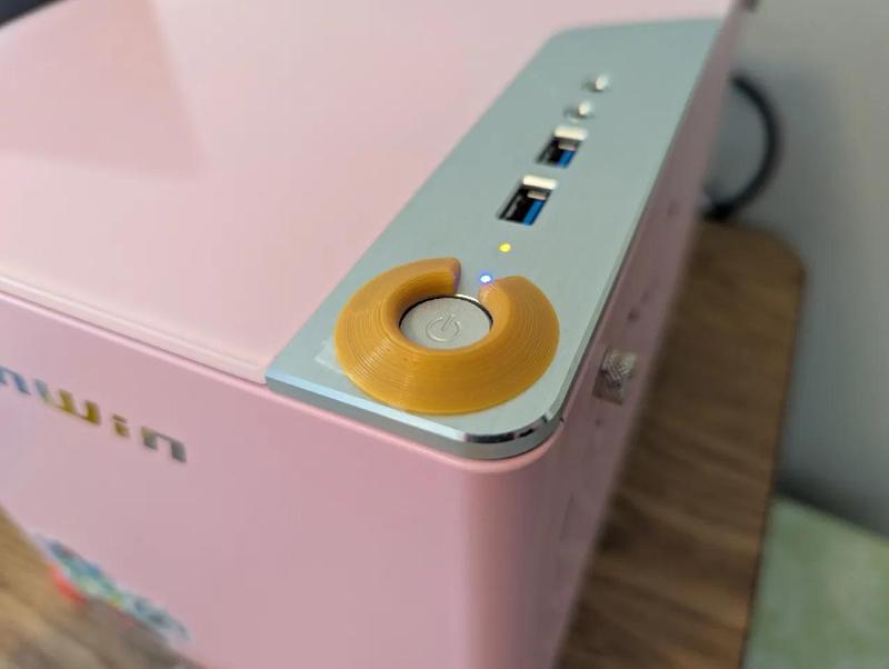Cat-Proof Computer Power Button Guard