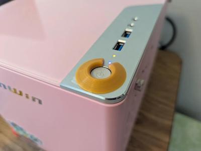 Cat-Proof Computer Power Button Guard