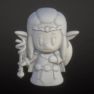 Princess Zelda (Easy print!) Echoes of wisdom