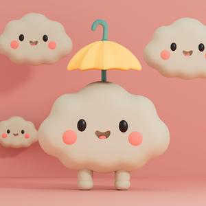 Kawaii Cloud Pal - 3D Printable Delight