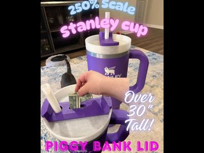 Piggy Bank Lid for 250% Stanley Cup