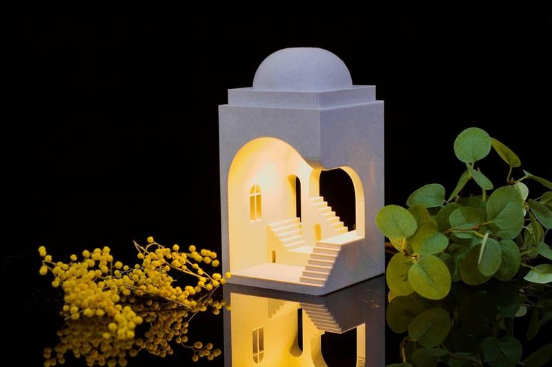 “Stairs to Nowhere: an unique lamp”