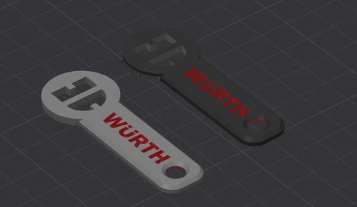 Würth Einkaufswagenlöser / Shopping cart solver / Shopping Coin   