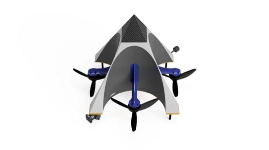 Pyramid Quadcopter Drone   