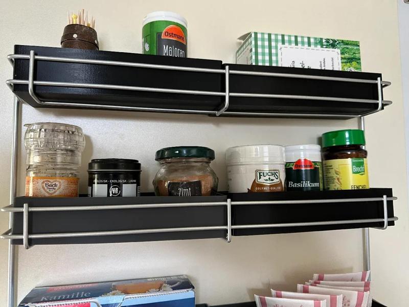Spice Rack Box for Kitchen Cabinet (58x170 mm, rounded)   