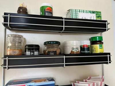 Spice Rack Box for Kitchen Cabinet (58×170 mm, rounded)