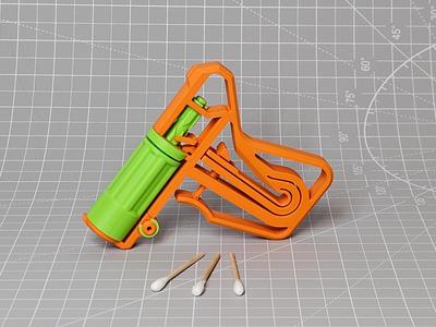 Q-tip Revolver
