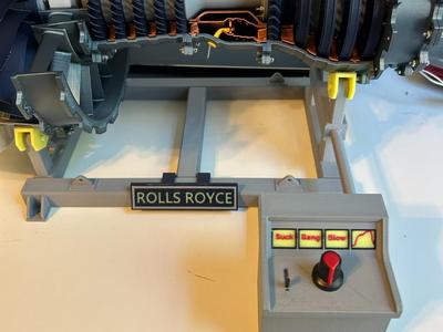 Jet Engine Motorized stand with non-slip