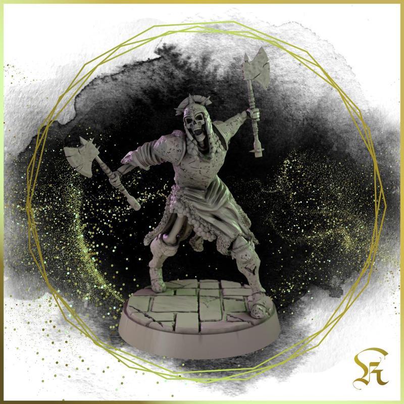 Skeleton Soldier 5 (32mm & 75mm)