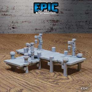Catwalk / Harbor Jetty Item / Humanoid Construction / Village Architecture / Water Crew Base / Ocean Dungeon Area Decoration