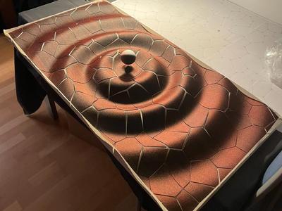 Desert Droplet 3D Wallart XXL (1000x500mm)