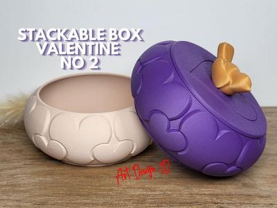 Jewelry Box Stackable Valentine No 2