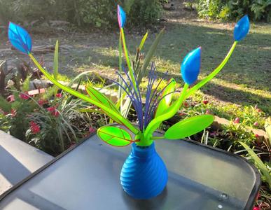 Zen Kinetic Art Wind Spinner with magnetic bearing