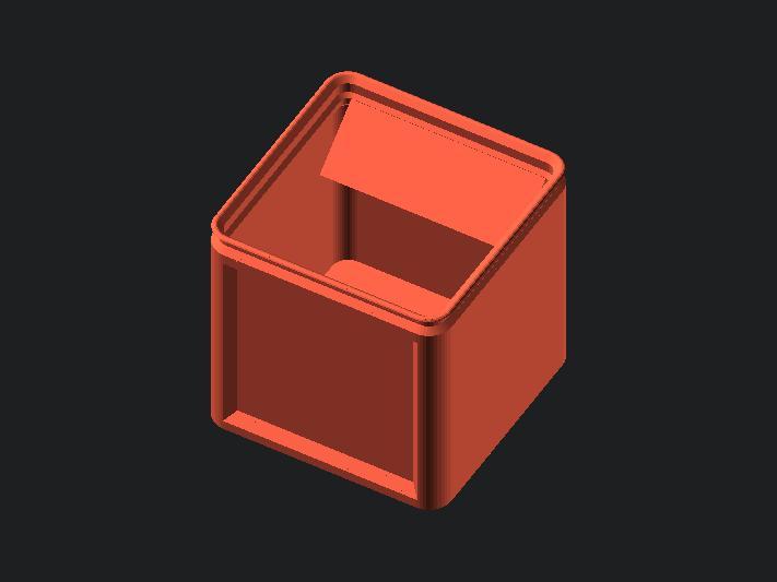 Spiral Vase Gridfinity in OpenSCAD