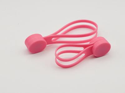 Magnetic reusable cable tie, cable organizer, TPU