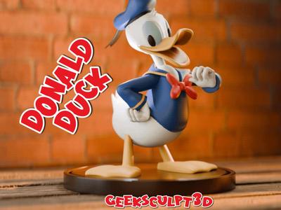 Donald Duck Figurine – 3D Printed Collectible