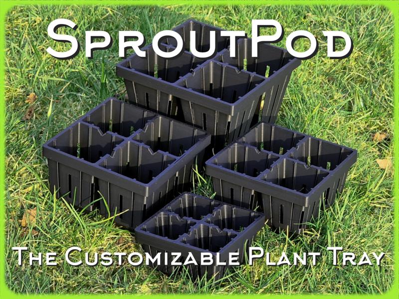 SproutPod – The Customizable Plant Tray