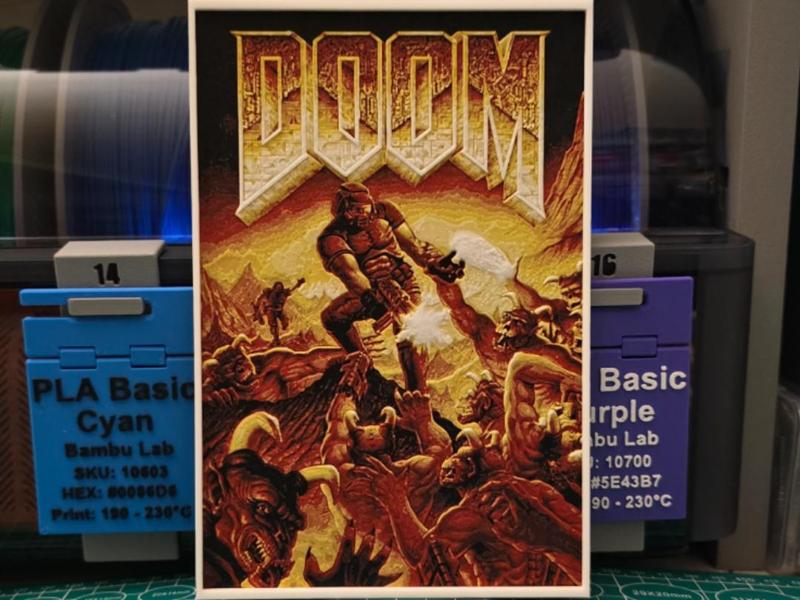 Doom Poster – Hueforge Art