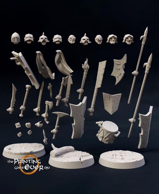 Modular Half-Orc Fighters