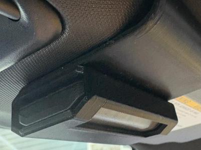Visor Clip for Remote Garage Door Opener