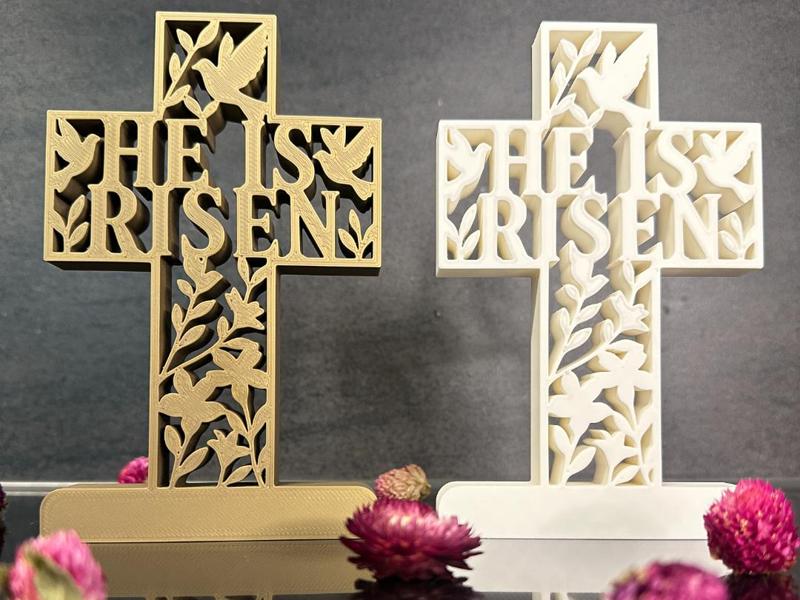 He is Risen display, Easter display