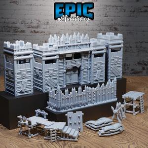 Bandit Camp Fortification / Rogue Stronghold  / Ruthless Trickster Base / Criminal Villager Building / Robber Clan / Dungeon Area Decoration