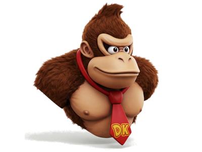 Donkey Kong Bust Base Included