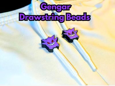 Gengar Drawstring Beads 
