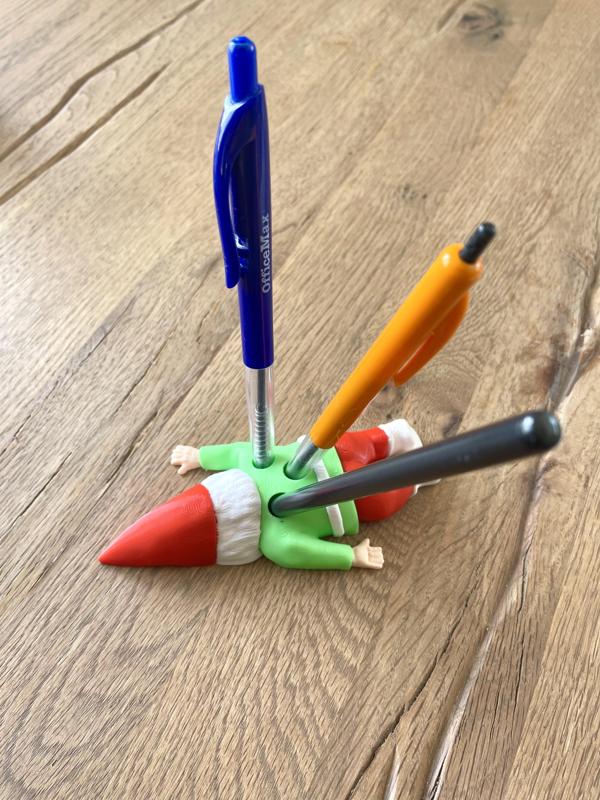 MURDERED GNOME PHONE / PENCIL HOLDER