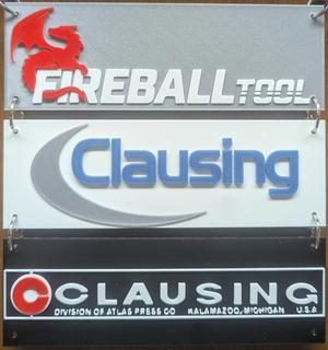 Tool Logos #13  (Fireball, current Clausing, vintage Clausing)