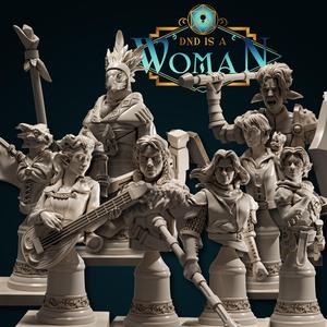 DnD is a Woman – FronTiers Busts – 58 Models