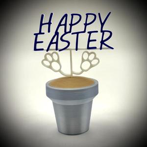 Happy Easter Pot Plant