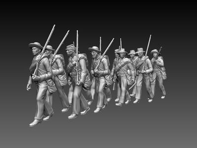 Soldiers Confederate us civil war