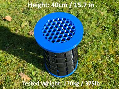 Heavy-Duty Collapsible Stool – Print-in-Place 40cm