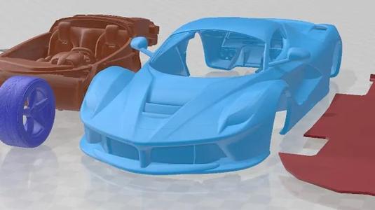 Ferrari LaFerrari 2014 Printable Car