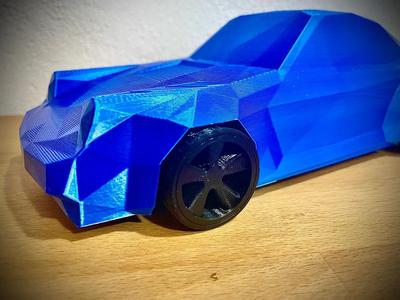 Low Poly Porsche 911 Turbo Piggy Bank