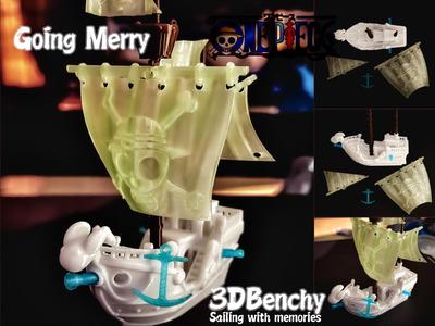 Sailing with Memories | Going Merry 3DBenchy 