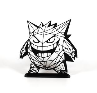 Geometric Low Poly Gengar