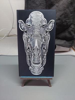 Rhino Portrait 1