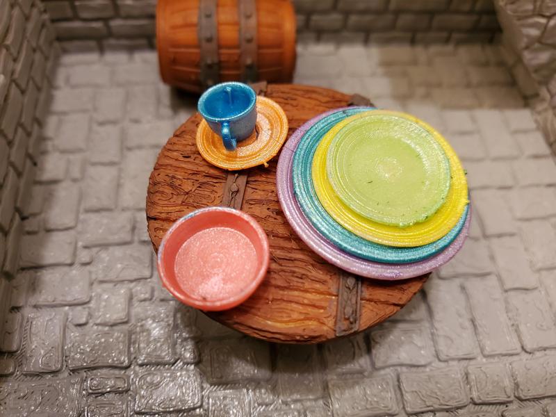 Dinnerware 1:12 scale