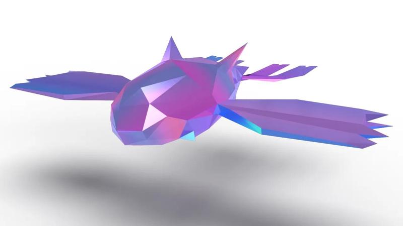 Low Poly Kyogre