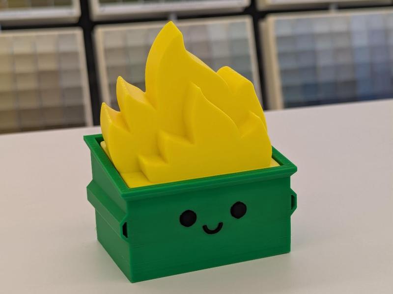 This is Fine Dumpster Fire Storage Box