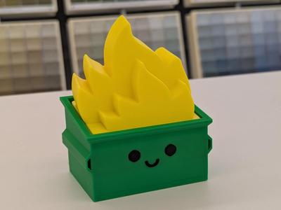 This is Fine Dumpster Fire Storage Box