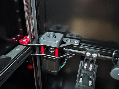Double shear, top bearing support for A B motors for Chaotic Labs CNC kit   