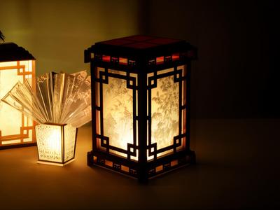 Chinese Palace Lantern Lamp (适用LED Lamp Kit 001)
