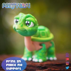 Flexy Print In Place Cute Tortoise